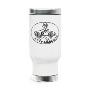 Stainless Steel Travel Mug with Handle, 14oz